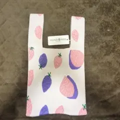 新品未使用品　HUNDRED フルーツ柄 トートバッグ　いちご