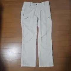 ゴルフパンツ白