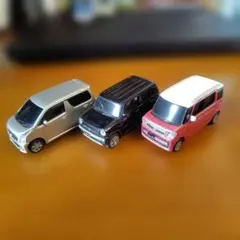 スズキ　プルバックミニカー　3台セットのサムネイル