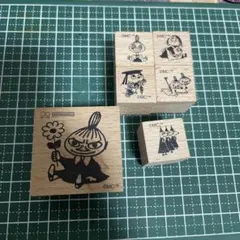 ムーミン　スタンプセット　ミムラ　リトルミィミイ　きょうだい　クリップダッス
