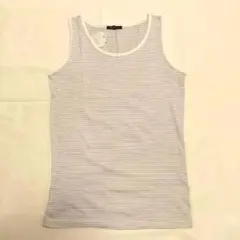 【未使用】タンクトップ　ボーダー　Mサイズ