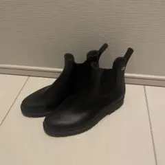 ブラック サイドゴア　レインブーツ