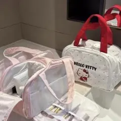 即日発送‼︎新品未使用♡ハローキティ ドット柄 ポーチ バッグ