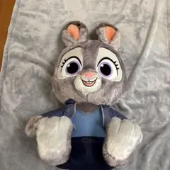 大きめグレーウサギぬいぐるみ