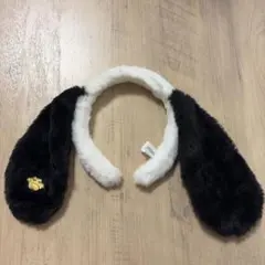 ウサギ耳カチューシャ 黒と白