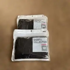 SHORTS COLLECTION ヒップハンガー ショーツ ブラック2枚セット
