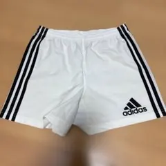 160センチadidas ホワイトパンツ