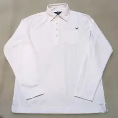 ​Callaway キャロウェイ X SERIES 長袖 ポロシャツ ホワイト