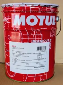 在庫あり MOTUL H-TECH100 PLUS DL-1 5W-30 20Lのサムネイル