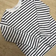 ストライプ 長袖カットソー