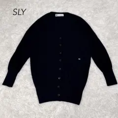 SLY スライ ニット　カーディガン ブラック