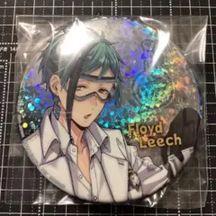 ツイステ ナムコ namco限定 75ミリ ホログラム缶バッジ 実験服 フロイド