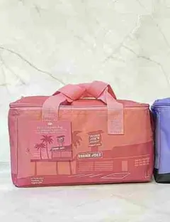Trader Joe's ミニクーラーバッグ（保冷バッグ） ピンク 未使用のサムネイル