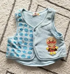 アンパンマン ベビーベスト 水色　サイズ90