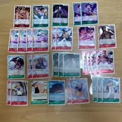 ワンピースカード　神の島の冒険　OP15 赤緑クリーク　デッキパーツ　東の海のサムネイル