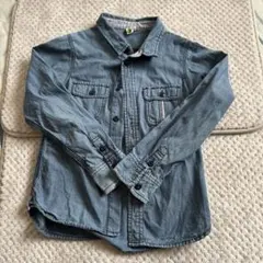 デニムシャツ 長袖 150
