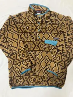 レア 極美品 パタゴニア 50周年 シンチラスナップt XS 総柄 フリース