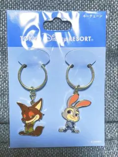 ズートピア ニック ジュディ ペアキーホルダー