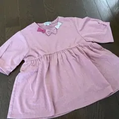 SHOO LA RUE リボン付き ペプラム Tシャツ 120 半袖　夏用のサムネイル