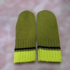 ユニクロ✖️マルニ　ニット イエローミトン 手袋