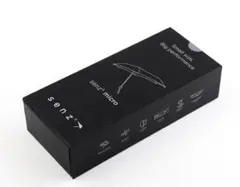 senz micro 折りたたみ傘 ブラック 晴雨兼用