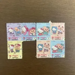 Butterbear×HelloKitty タイ　セブンイレブン　切手