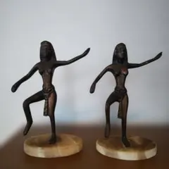シャクティ　真鍮製 クリシュナとラーダー 彫刻像 ペア＆壁掛け3点セット シャクティ様専用 真鍮製 クリシュナとラーダー 彫刻像 ペア＆壁掛け3