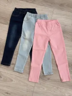 SHEIN キッズジーンズ3点セット 98-104cm