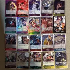 鳥*丸様 ワンピースカード リーダー SEC SR R パラレル まとめ売り