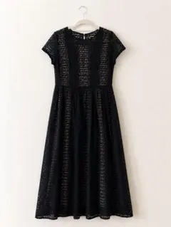 ZARA BASIC フレンチスリーブ　ロングワンピース Mのサムネイル