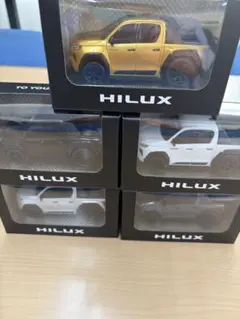 新型HILUX プルバックミニカー 5台セット 新型HILUX プルバックミニカー 5台セット - メルカリ