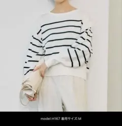 ボーダー ニット