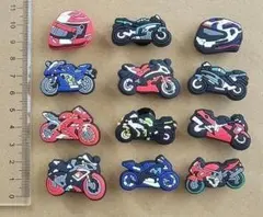 クロックス ジビッツ アクセサリーオートバイ Motorcycle 12点セット