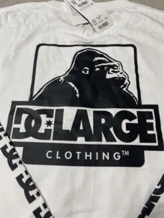 希少激レア　新品未使用タグ付き　希少　DC＆XLARGE コラボロンＴ　サイズⅬ