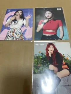 TWICE ジヒョ ラントレ、3枚