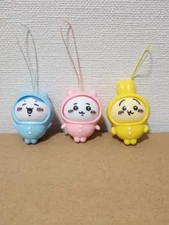 ちいかわ　ガチャガチャ おきがえパジャママスコット　3個セット