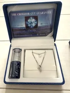 【新品未使用】CROSSFOR ダイヤモンドカット ネックレス