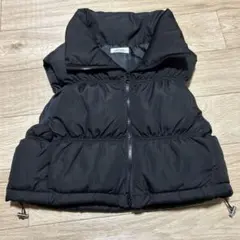 匿名配送⭐︎美品　中綿ベスト　黒　Fサイズ