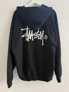 Stussy ジップアップパーカー ブラック