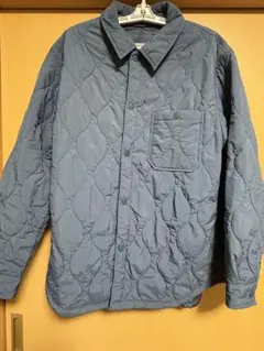 メンズ ネイビー キルティングジャケット