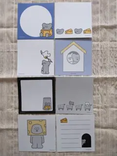 ねずみのandy　スクエアメモ　おすそ分け　24枚　松本セイジ