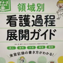 領域別看護過程展開ガイド : 成人 老年 小児 母性 精神 : 実習記録の書き…
