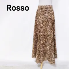 URBAN RESEARCH ROSSO レオパード柄 ロングスカート 38のサムネイル