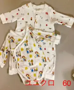 ユニクロ 肌着 ロンパース　ボディースーツ　スヌーピー　ロンドン