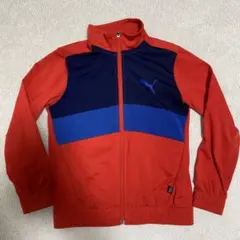 Puma ジャージ　レッド/ネイビー　130サイズ