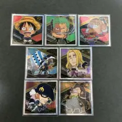 ワンピース ウエハース シール ３弾 7枚セット 開封済み