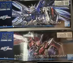HG ライジングフリーダム&イモータルジャスティスセット