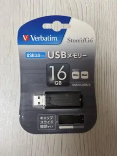 Verbatim USBメモリ 16GB USB 3.0