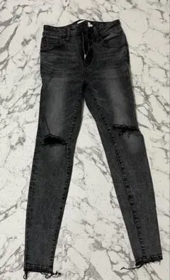 AZUL BY MOUSSY ダメージスキニーデニム S