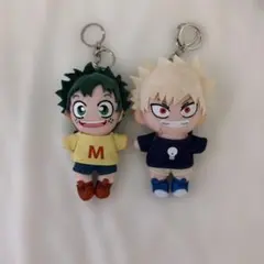 僕のヒーローアカデミア　Me% 緑谷出久　爆豪勝己　ぬいキーホルダー　幼なじみ